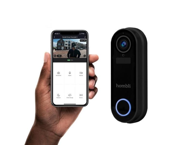 hombli Smart Doorbell Pack, Schwarz