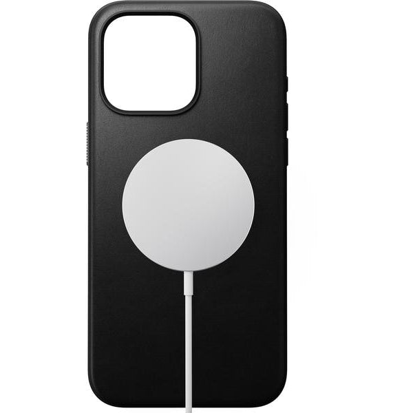 Nomad Back Cover Modern Leather iPhone 15 Pro Max Schwarz