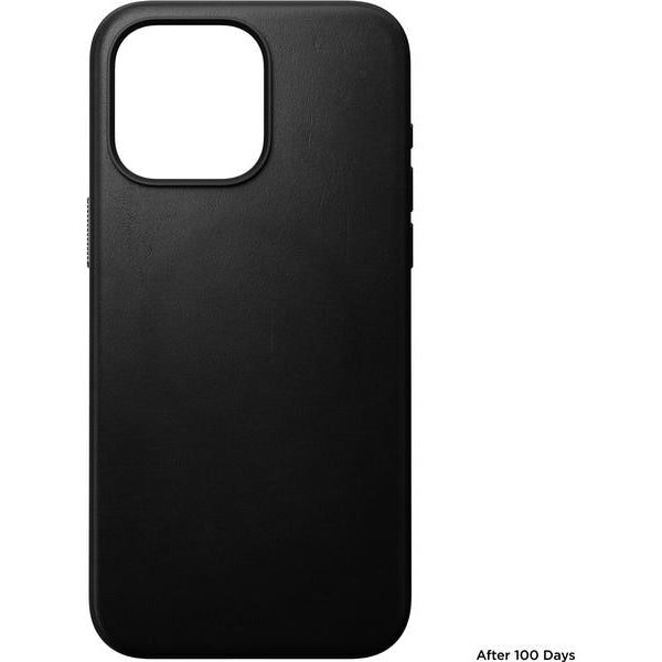 Nomad Back Cover Modern Leather iPhone 15 Pro Max Schwarz