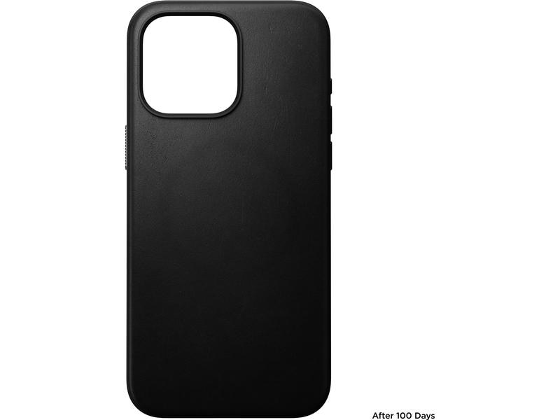 Nomad Back Cover Modern Leather iPhone 15 Pro Max Schwarz