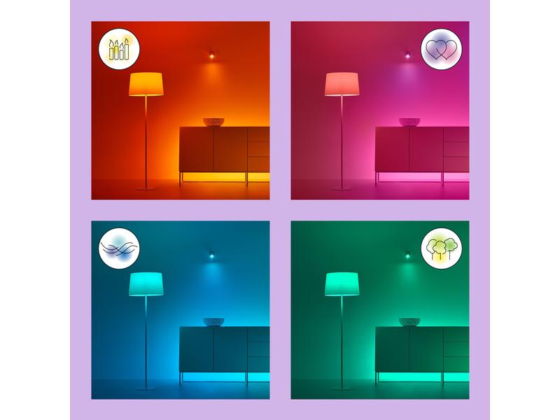 WiZ Leuchtmittel 4.8 (40W) E14 B35 TunableWhite&amp;Color Einzelpack