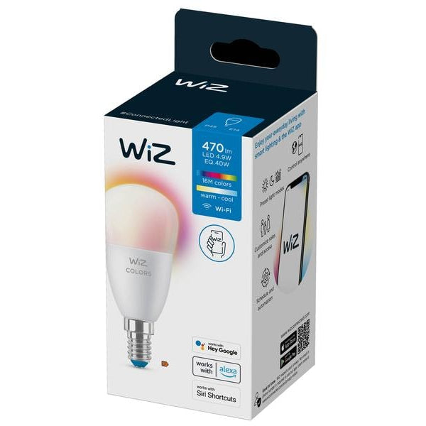 WiZ Leuchtmittel 4.9W (40W) E14 Tunable White & Color Einzelpack