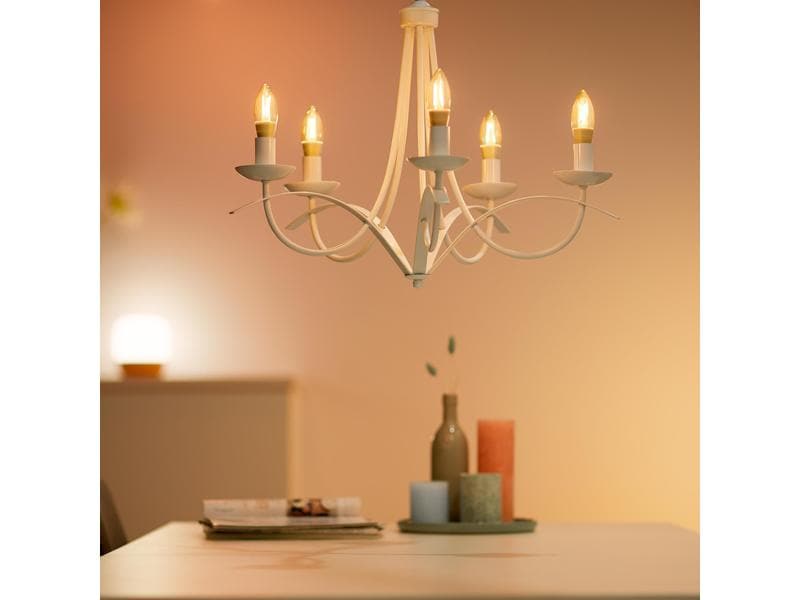 WiZ Leuchtmittel 4.9W (25W) E14 B35 Filament Amber Einzelpack