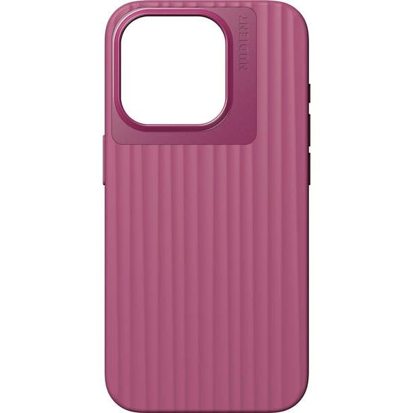Nudient Back Cover Bold Case iPhone 15 Pro Deep Pink