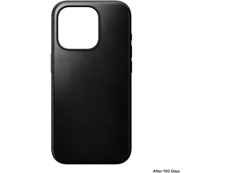 Nomad Back Cover Modern Leather Horween iPhone 15 Pro Schwarz