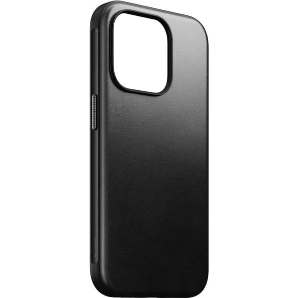 Nomad Back Cover Modern Leather Horween iPhone 15 Pro Schwarz