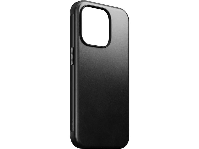 Nomad Back Cover Modern Leather Horween iPhone 15 Pro Schwarz