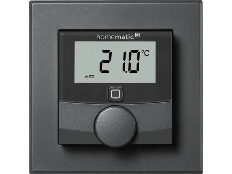 Homematic IP Funk-Thermostataktor Anthrazit