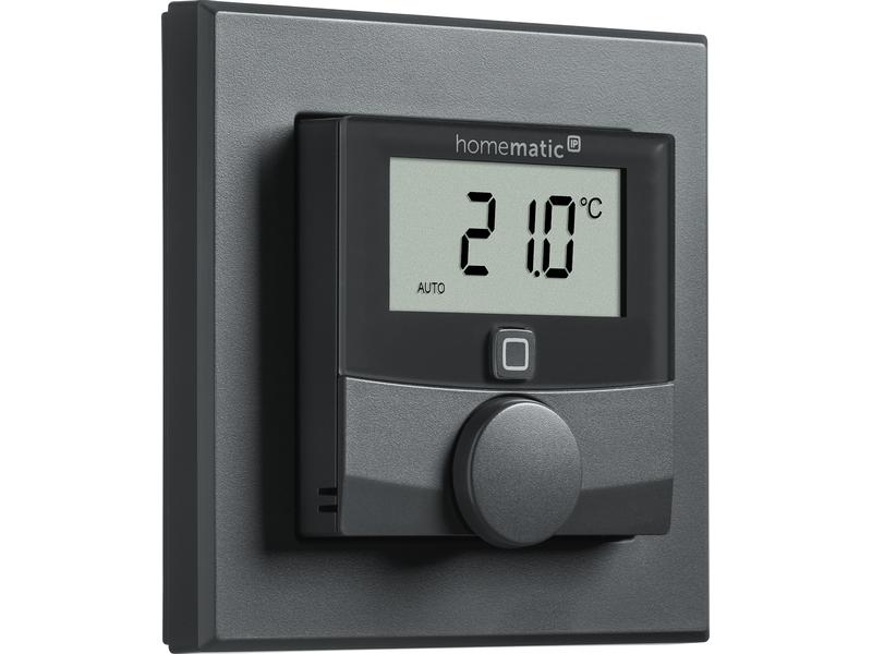 Homematic IP Funk-Thermostataktor Anthrazit