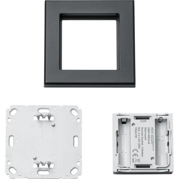 Homematic IP Funk-Wandtaster 1 Wippe, Anthrazit