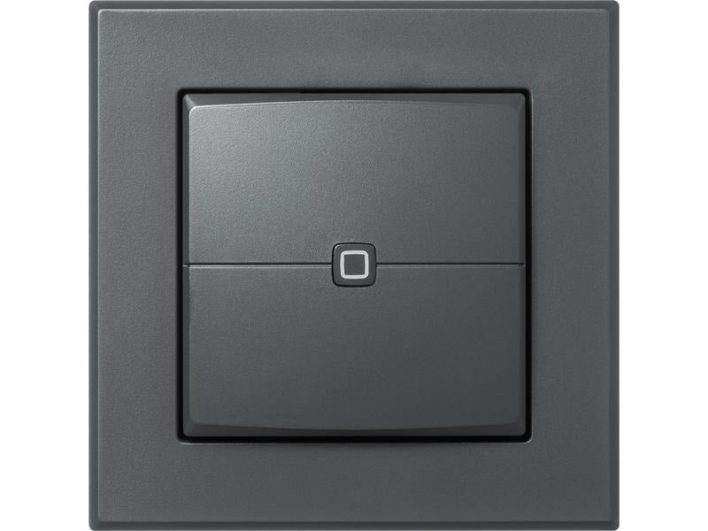 Homematic IP Funk-Wandtaster 1 Wippe, Anthrazit