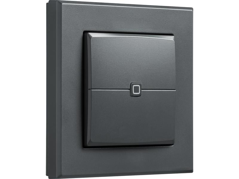 Homematic IP Funk-Wandtaster 1 Wippe, Anthrazit