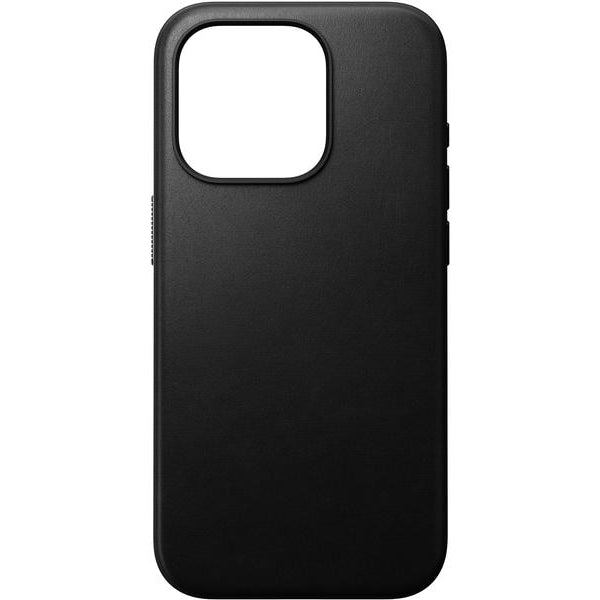 Nomad Back Cover Modern Leather iPhone 15 Pro Schwarz