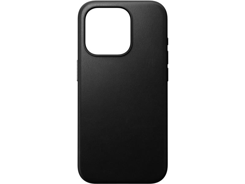 Nomad Back Cover Modern Leather iPhone 15 Pro Schwarz
