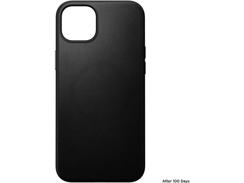 Nomad Back Cover Modern Leather iPhone 15 Plus Schwarz