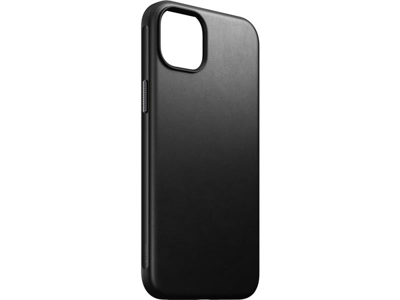 Nomad Back Cover Modern Leather iPhone 15 Plus Schwarz