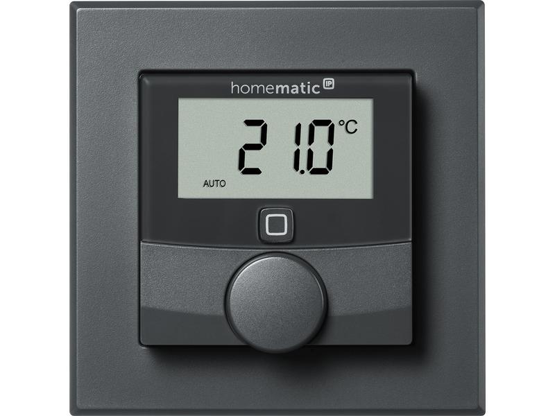 Homematic IP Funk-Thermostataktor Anthrazit, 230 V