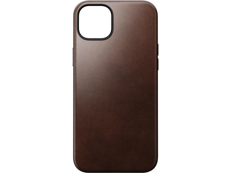 Nomad Back Cover Modern Leather Horween iPhone 15 Plus Schwarz
