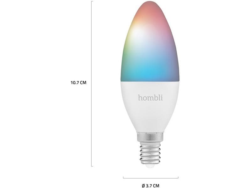 hombli Leuchtmittel E14 (4.5W) RGB + CCT 1+1 Pack