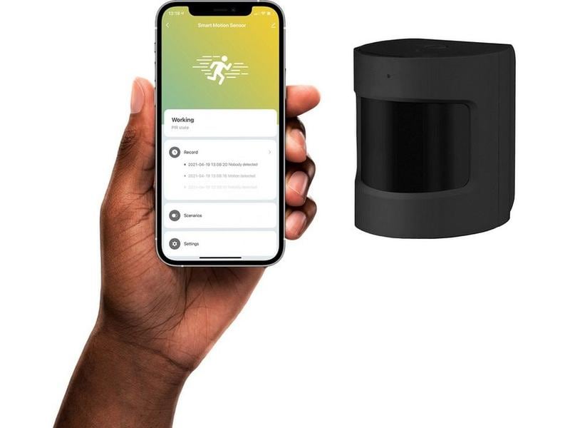 hombli Bewegungsmelder Bluetooth PIR Motion Sensor, Schwarz