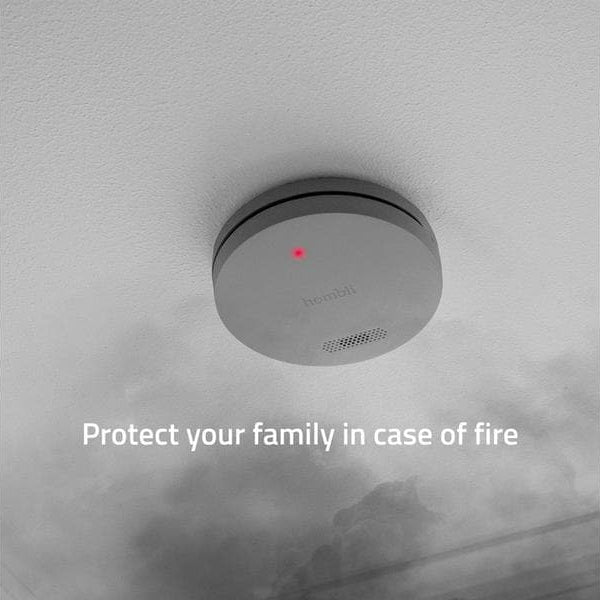 hombli Rauchmelder Smart Smoke Detector, 85 dB, Grau