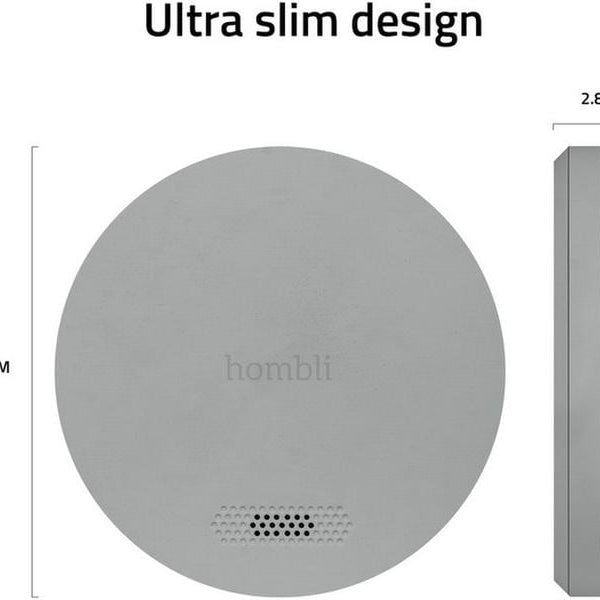 hombli Rauchmelder Smart Smoke Detector, 85 dB, Grau
