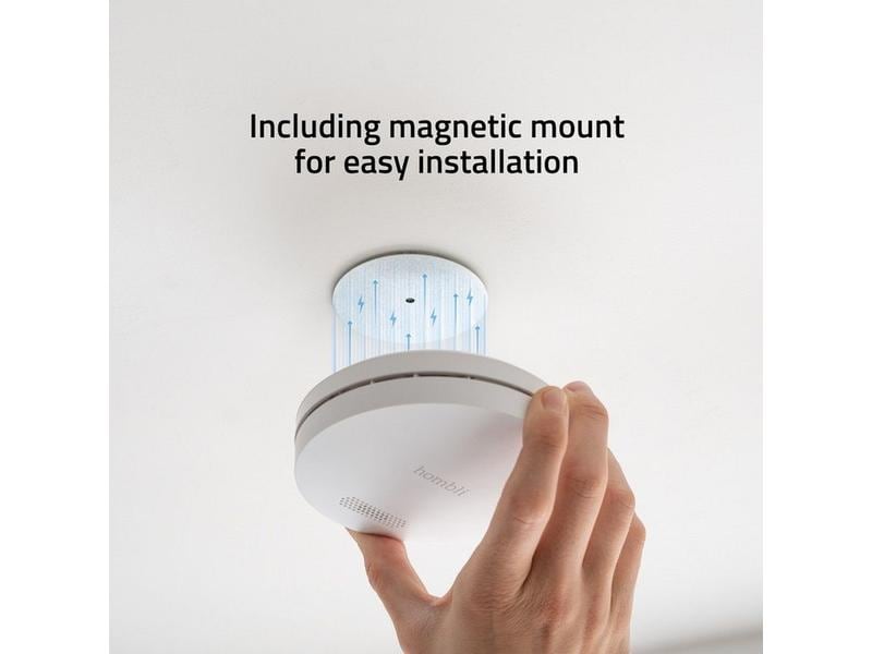 hombli Rauchmelder Smart Smoke Detector, 85 dB, Weiss