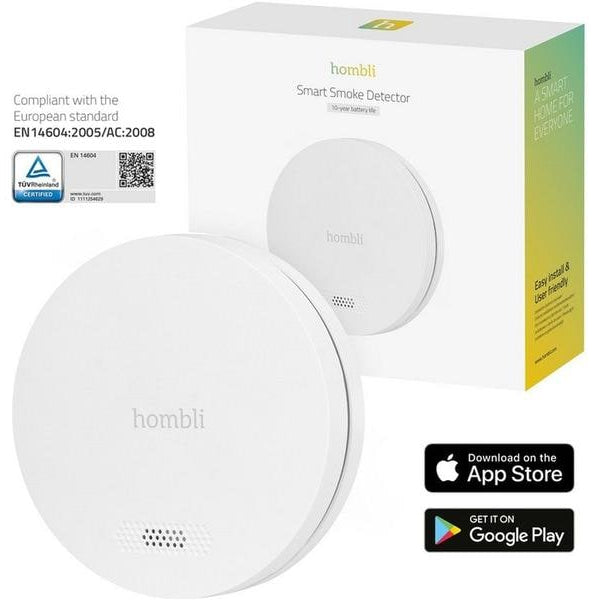 hombli Rauchmelder Smart Smoke Detector, 85 dB, Weiss