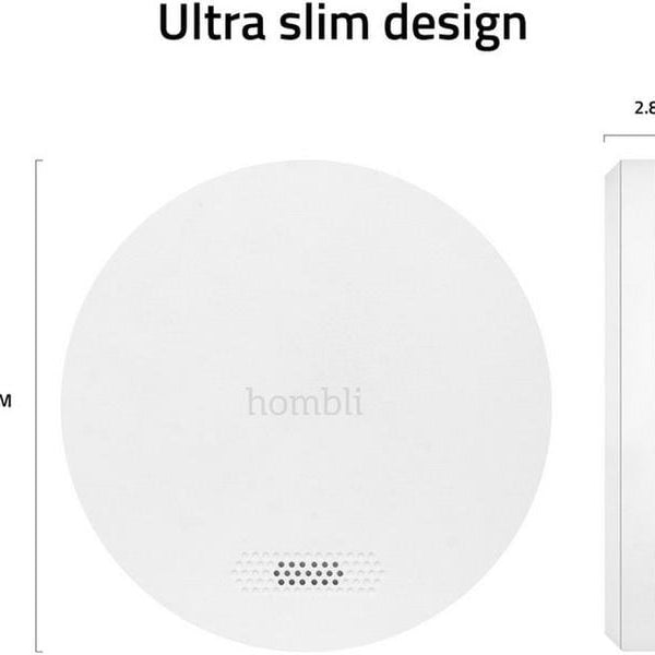 hombli Rauchmelder Smart Smoke Detector, 85 dB, Weiss