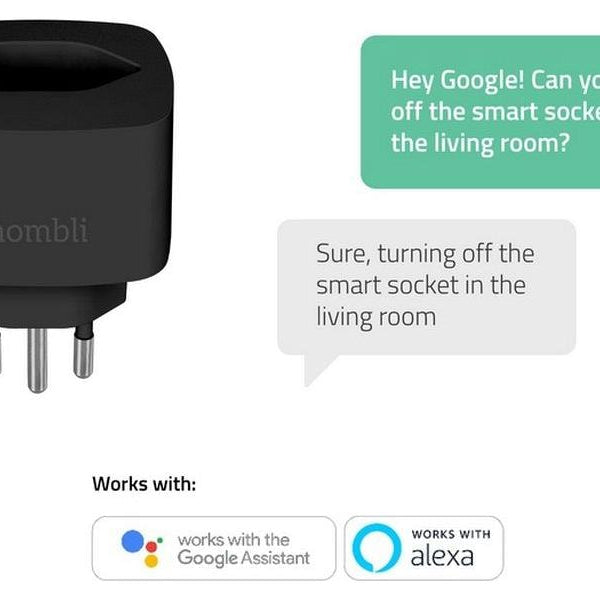 hombli Smart Socket CH, Schwarz