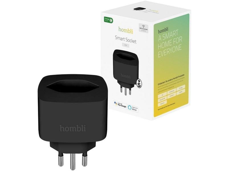 hombli Smart Socket CH, Schwarz
