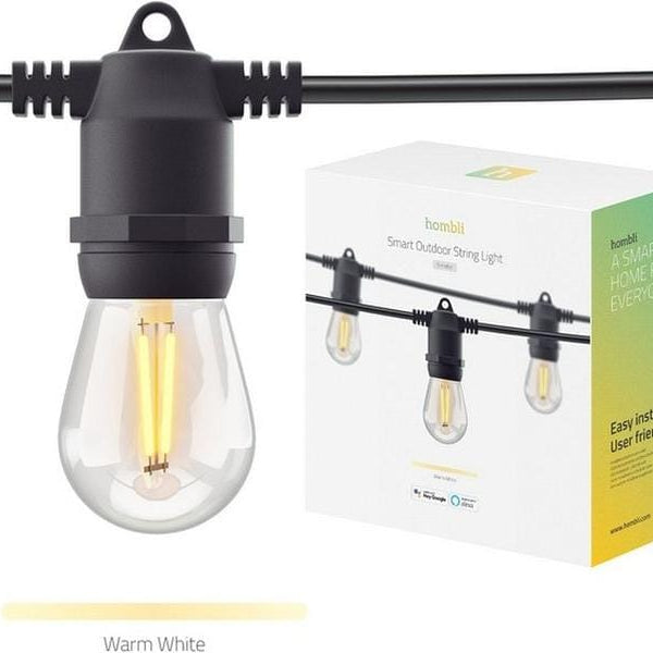 hombli Gartenleuchte String Light 12 LEDs, 5m, Warmweiss