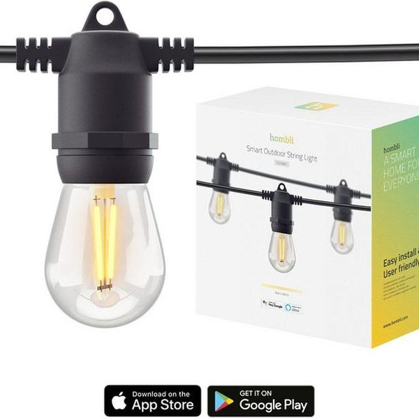 hombli Gartenleuchte String Light 12 LEDs, 5m, Warmweiss