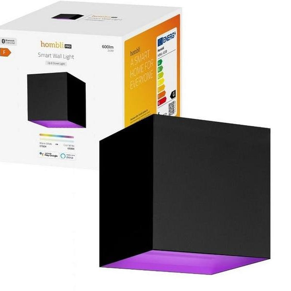 hombli Gartenleuchte Smart Wall Light 2 x 3W, RGB+CCT, Schwarz