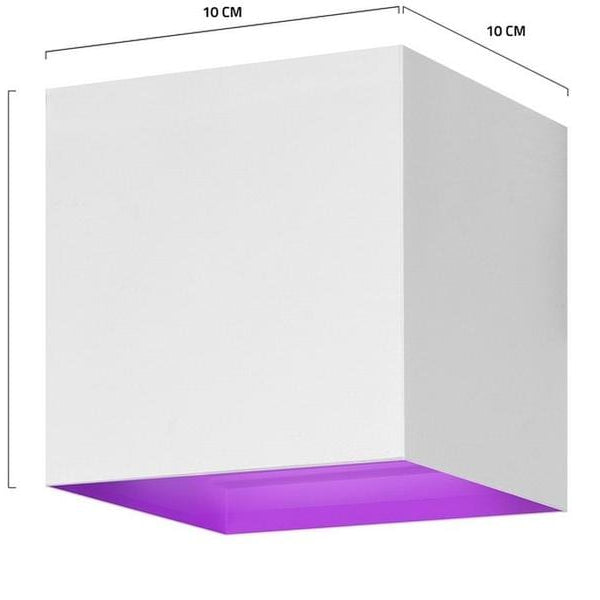 hombli Gartenleuchte Smart Wall Light 2 x 3W, RGB+CCT, Weiss