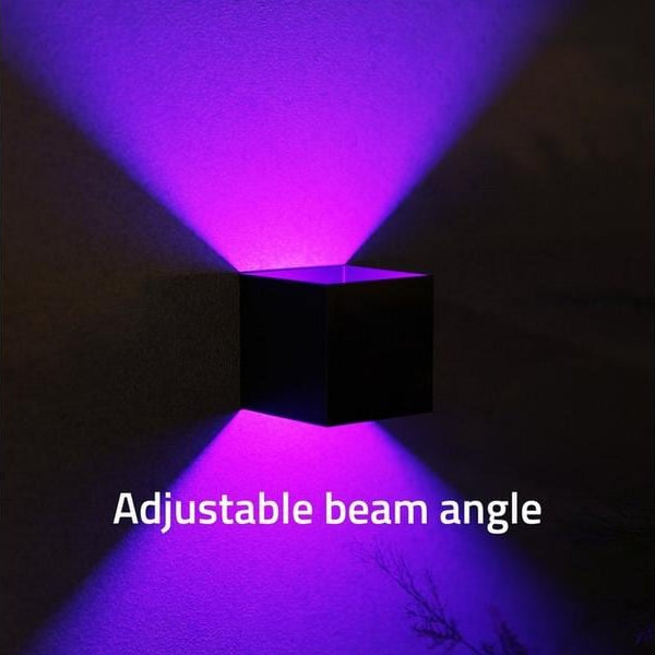 hombli Gartenleuchte Smart Wall Light 2 x 3W, RGB+CCT, Schwarz