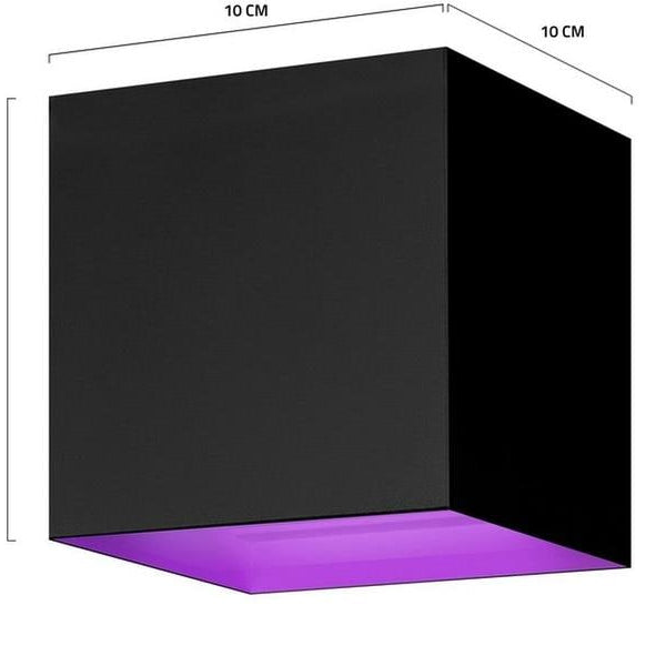 hombli Gartenleuchte Smart Wall Light 2 x 3W, RGB+CCT, Schwarz