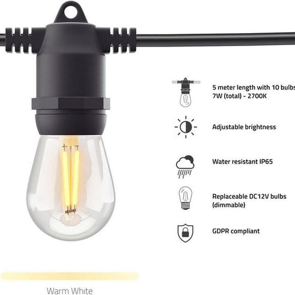 Hombli Outdoor Smart String Light Erweiterung 5m