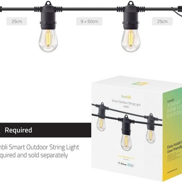 Hombli Outdoor Smart String Light Erweiterung 5m