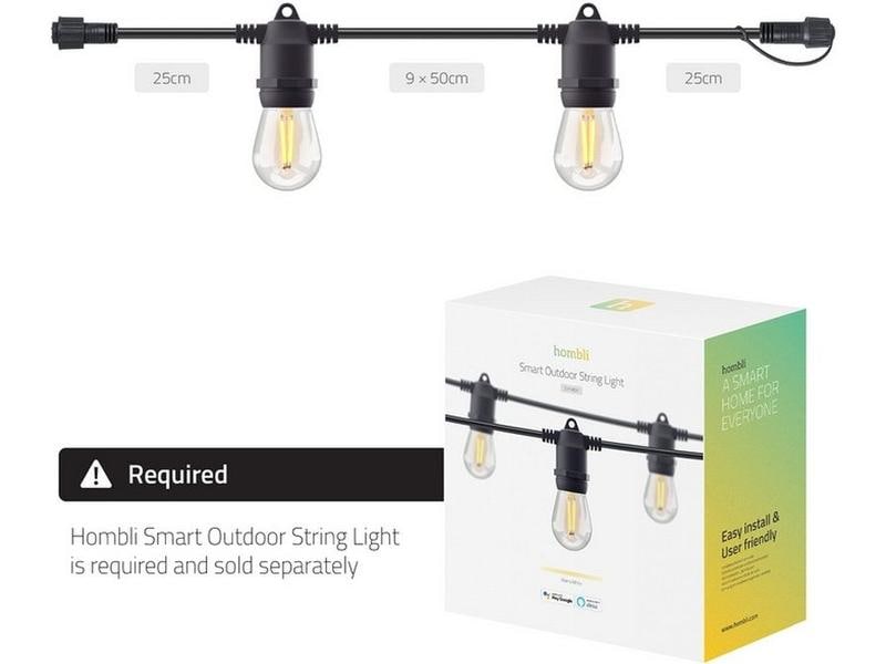 Hombli Outdoor Smart String Light Erweiterung 5m