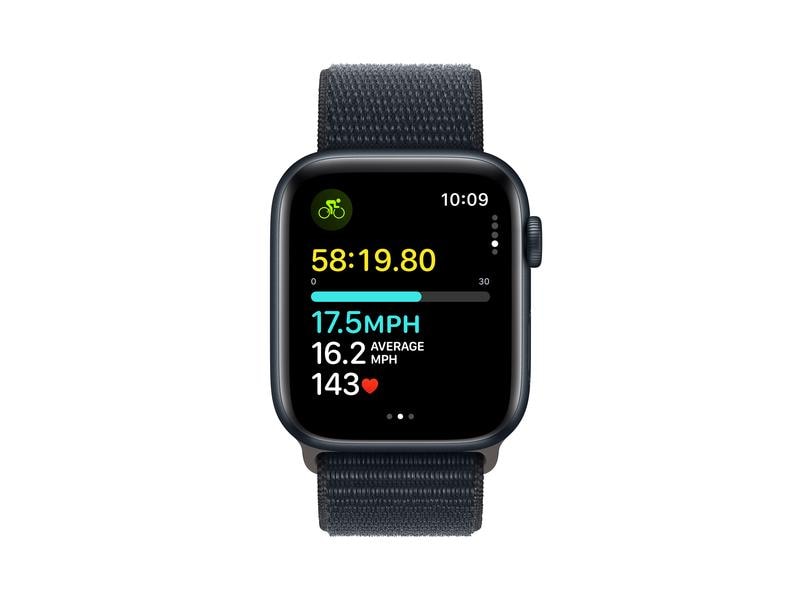 Apple Watch SE 2024 44 mm GPS Alu Sport Loop Mitternacht