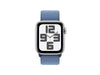 Apple Watch SE 2023 40 mm GPS Alu Silber Loop Winterblau