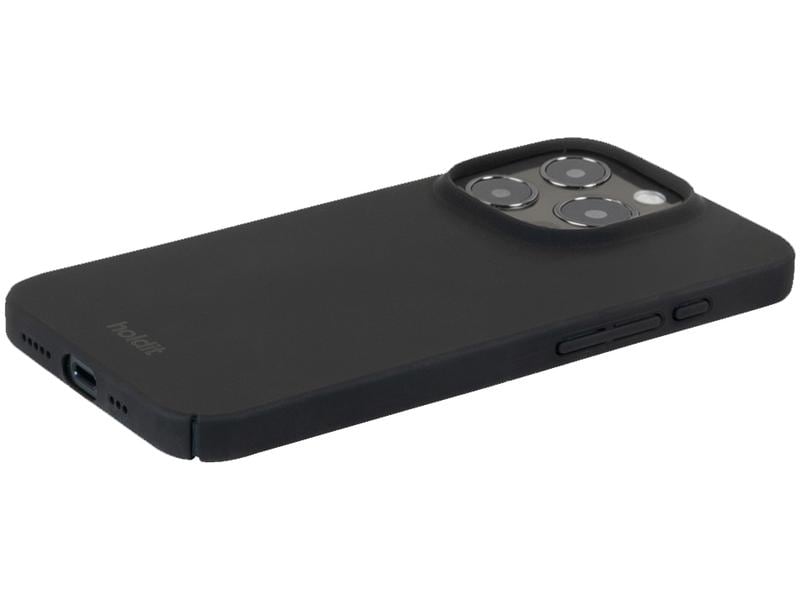 Holdit Back Cover Slim iPhone 15 Pro Schwarz