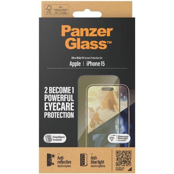 Panzerglass Displayschutz Anti Reflective iPhone 15