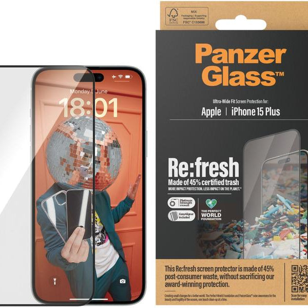 Panzerglass Displayschutz Refresh  iPhone 15 Plus