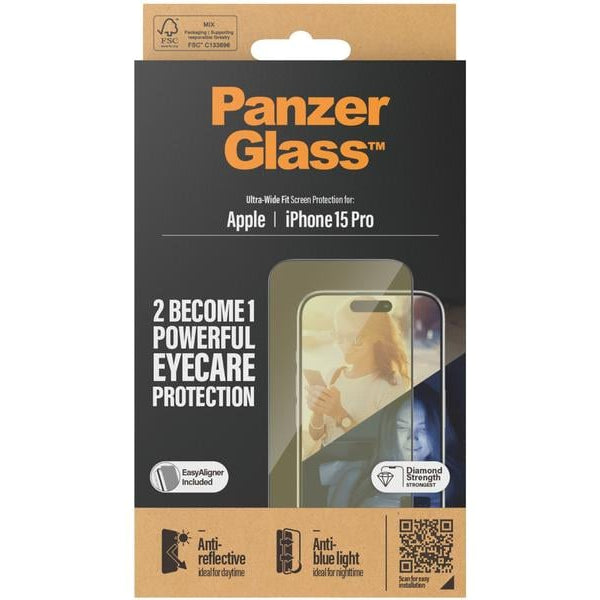Panzerglass Displayschutz Anti Reflective iPhone 15 Pro