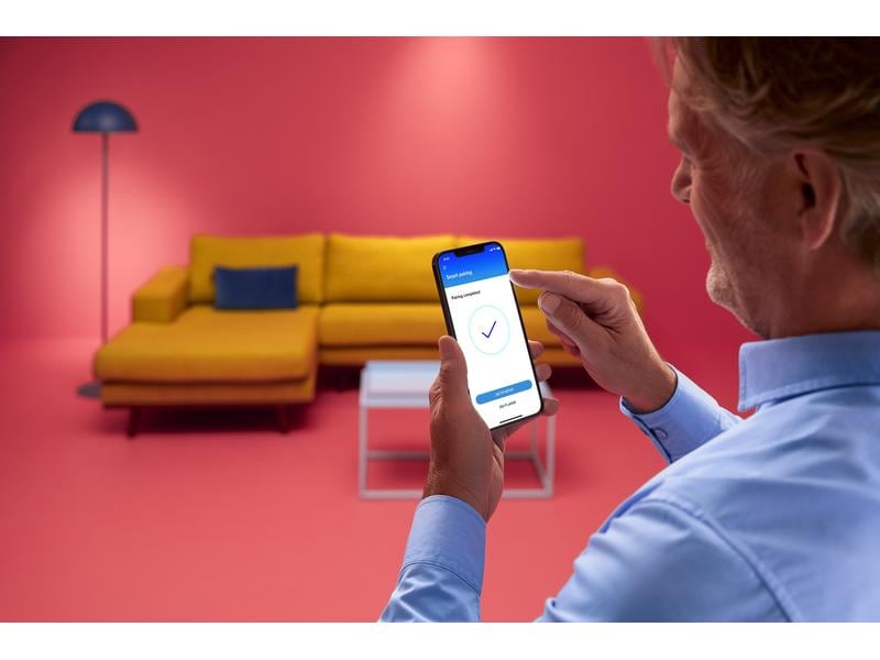 WiZ Panel Tunable White Deckenleuchte Rechteckig Schwarz 3400 lm