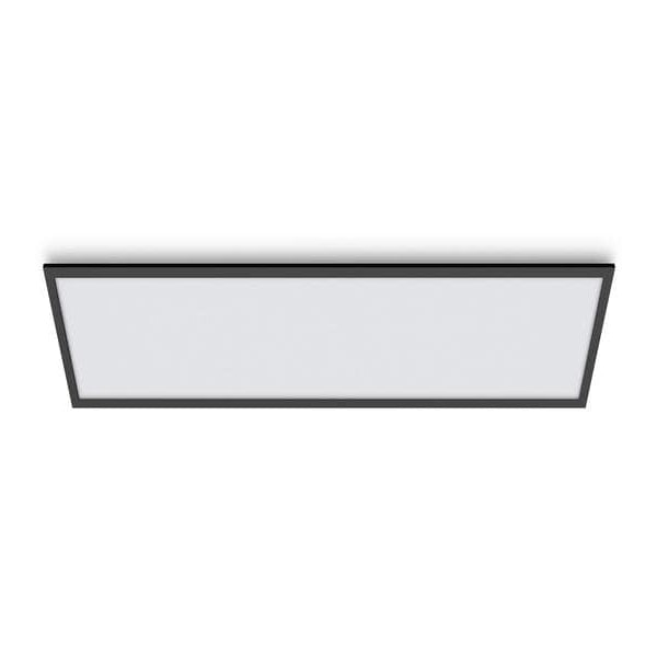 WiZ Panel Tunable White Deckenleuchte Rechteckig Schwarz 3400 lm