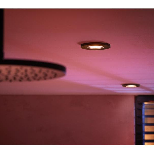 Philips Hue White & Color Ambiance Xamento Einbauspots 3er-Pack Schwarz