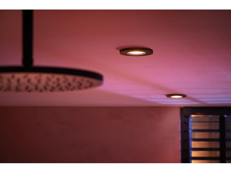 Philips Hue White & Color Ambiance Xamento Einbauspots 3er-Pack Schwarz